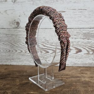 Brand New Scrunchie Headband - Amber Tweed
