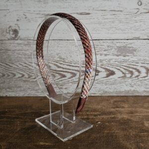 Velvet Amber Tweed Slim Headband