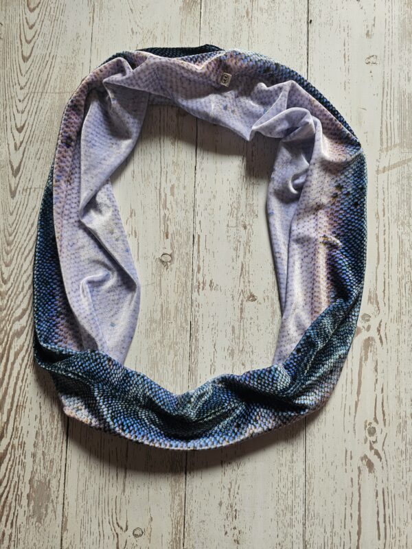 Atlantic Salmon Velvet Infinity Scarf - Image 2