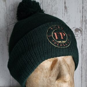 Bottle Green Thermal Bobble Hat - Half Price