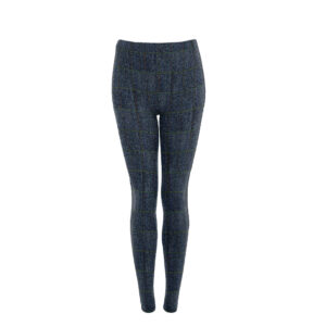 Tweed Leggings - Blue Tween -  Ultra Matt Fabric