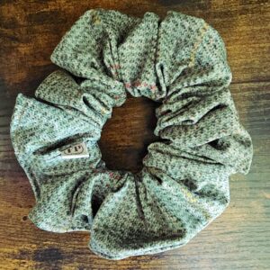Foxy Pheasant Scrunchie - Evelith Tweed Amber