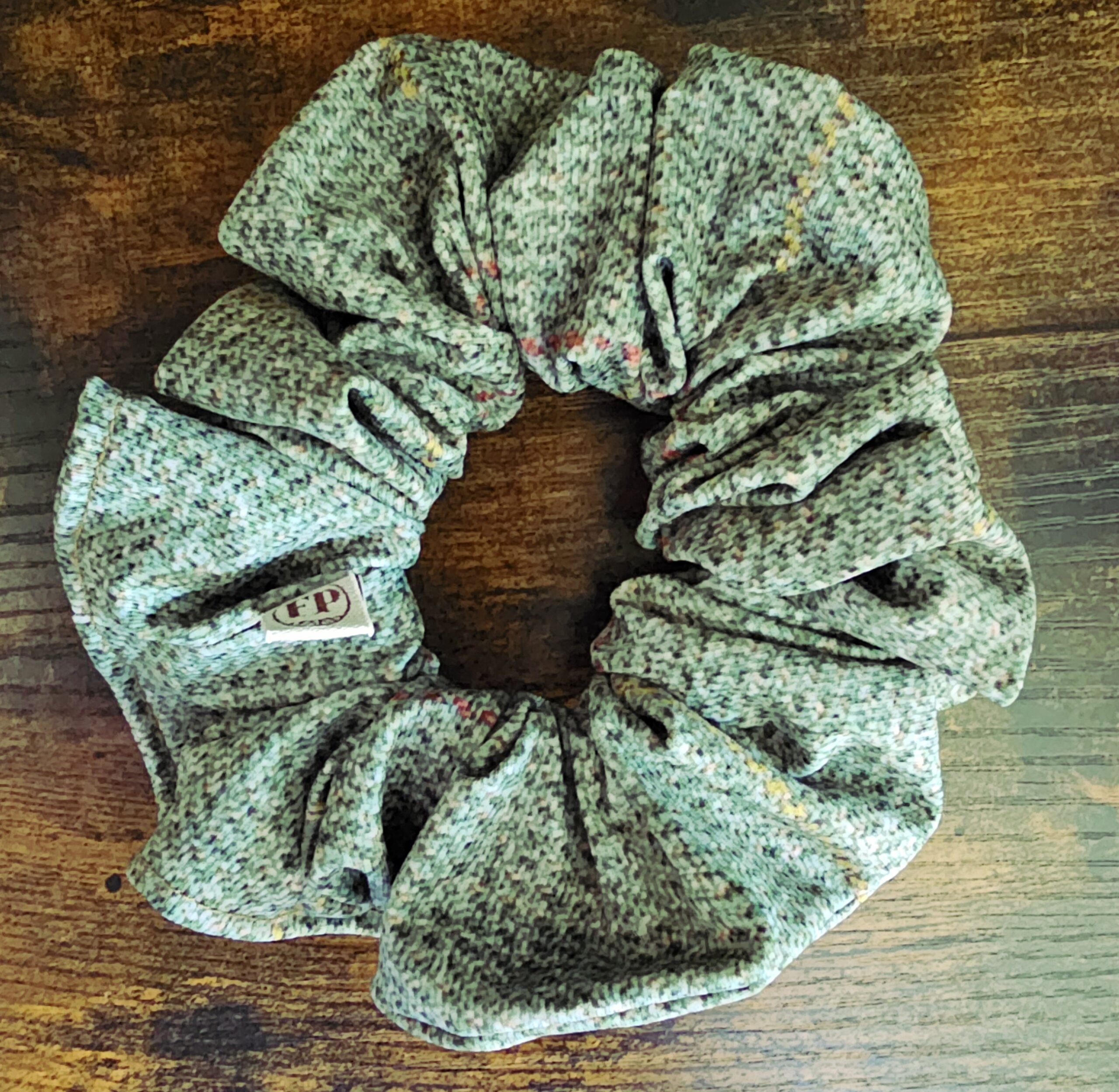 Foxy Pheasant Scrunchie - Evelith Tweed Amber