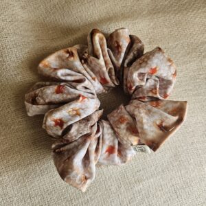 Foxy Pheasant Scrunchie - Light Brown Trout
