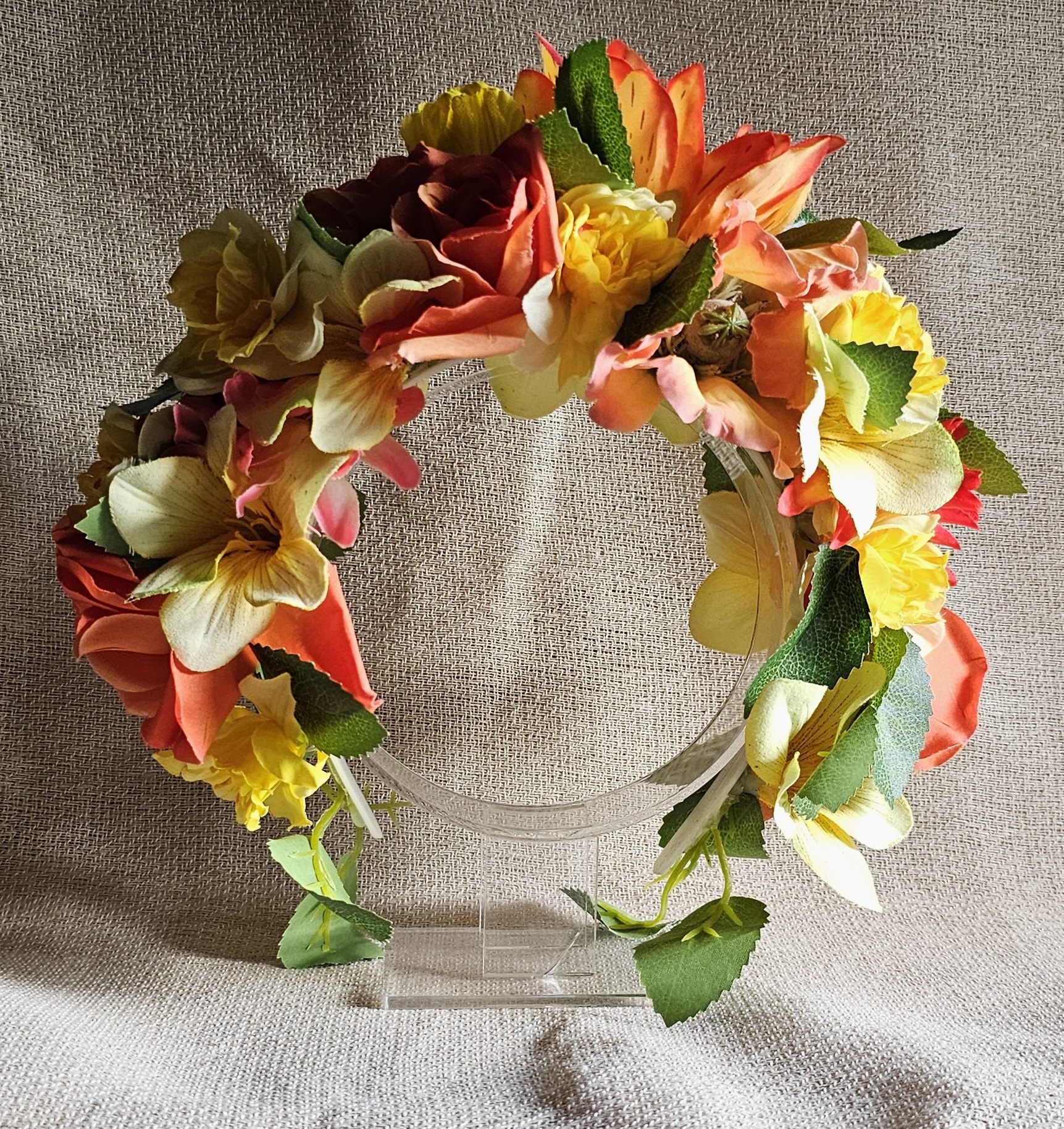 Sunshine & Shenanigans – One-of-a-Kind Floral Headband - Image 2