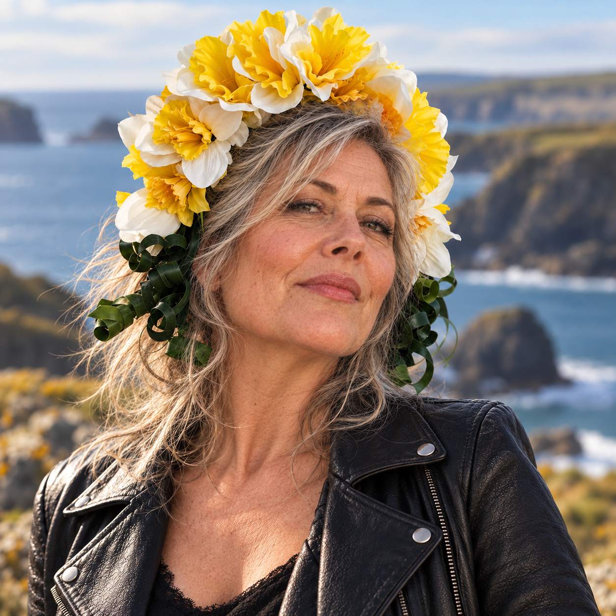 Welsh & Disorderly – One-of-a-Kind Daffodil Floral Headband