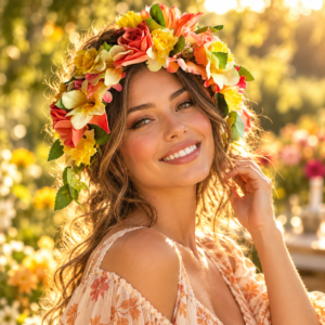 Sunshine & Shenanigans – One-of-a-Kind Floral Headband