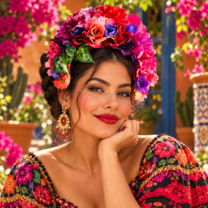 Frida Be Wild – One-of-a-Kind Floral Headband